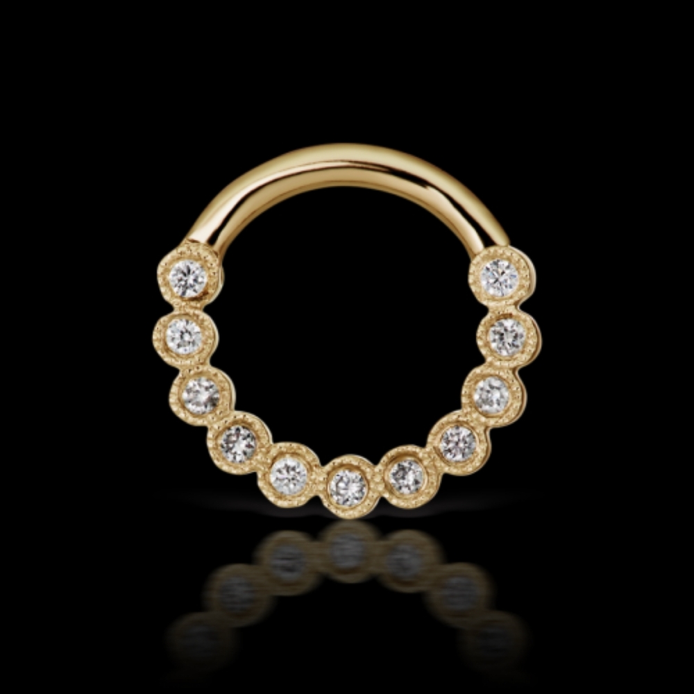 Maria Tash Scalloped Horizontal Eternity Clicker